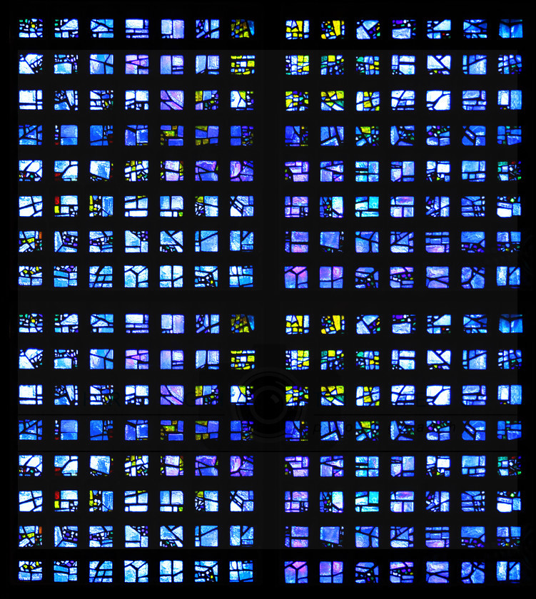 stained glass blue 
 Keywords: abstract, squares, rectangle, light, glass, pattern, blue, shapes, black, border