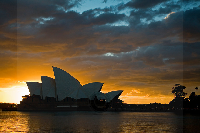 Sunrise, Sydney Harbour 2, 8 bit copy